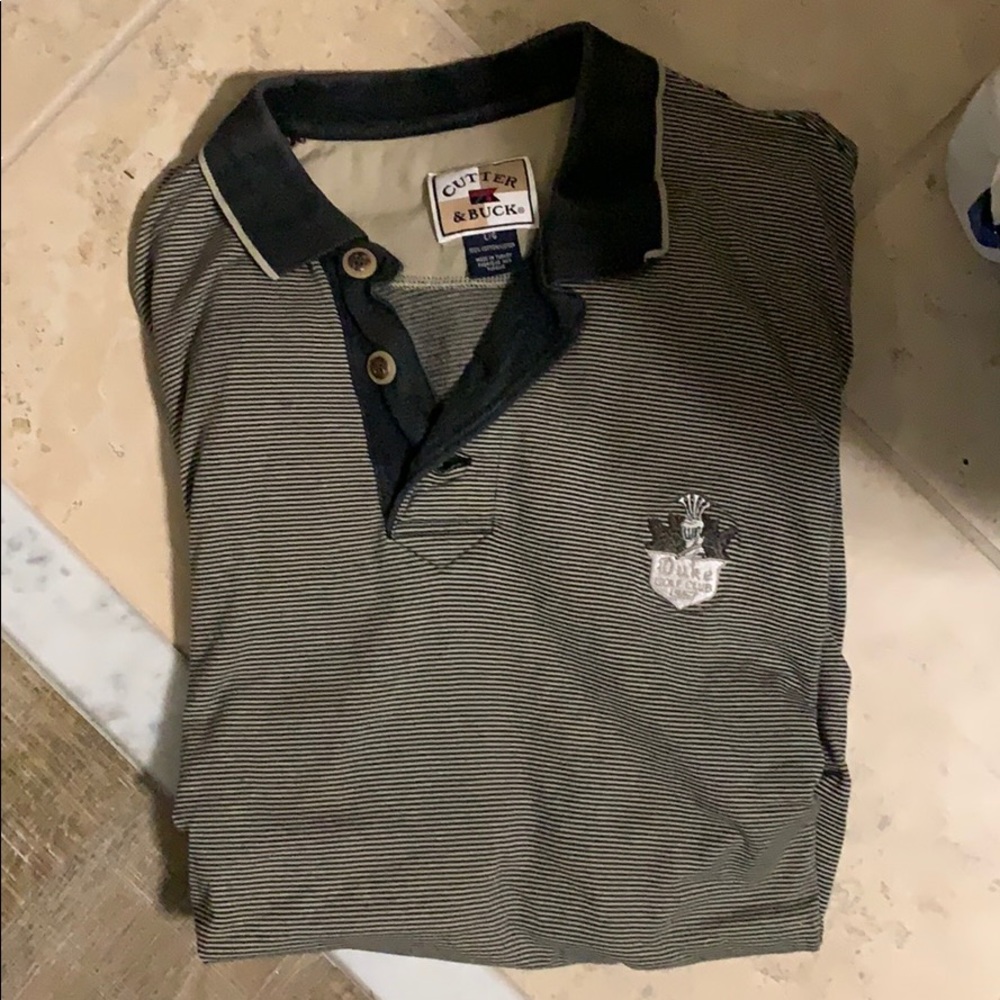 Cutter and buck L “Duke Golf Club” men’s polo.